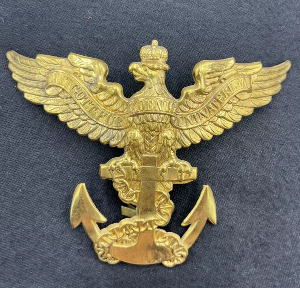 Prussian Royal See Battalion Shako Plate. RARE Visuel 1 principal